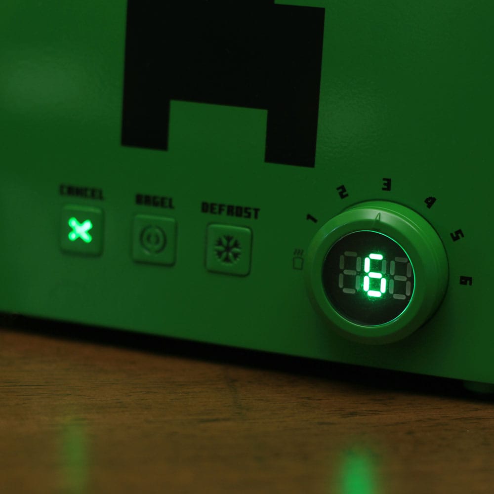 Minecraft Toaster Green Creeper Cube Ukonic