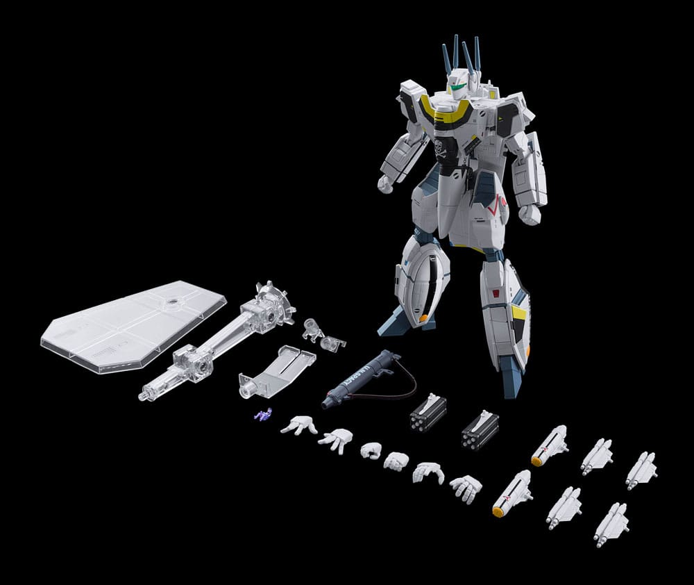 Robotech Veritech Diecast Action Figure Veritech VF 1S Transformable Unix Square