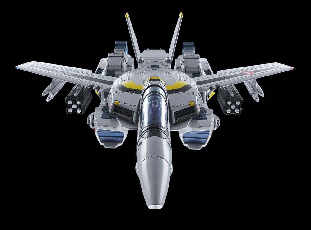 Robotech Veritech Diecast Action Figure Veritech VF 1S Transformable Unix Square
