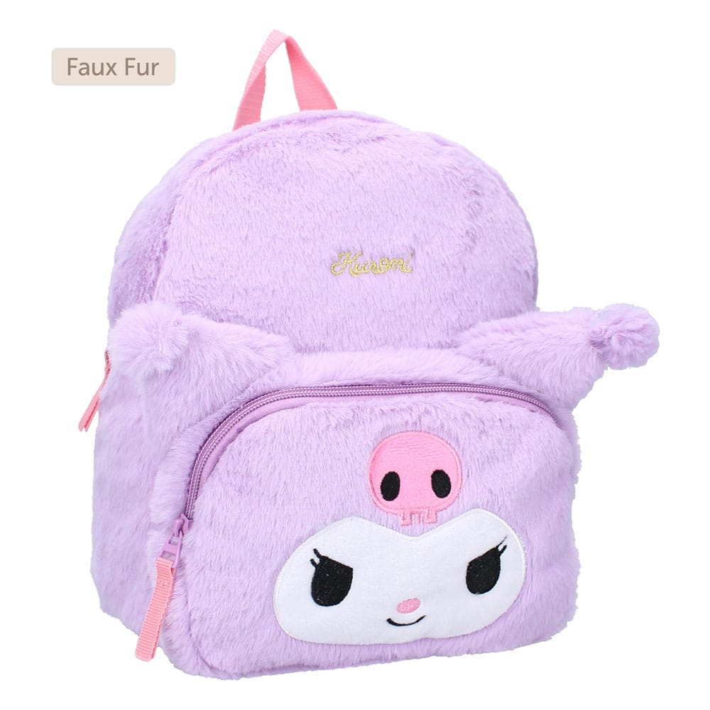 Sanrio Backpack Kuromil Fluffy Festival Purple Vadobag