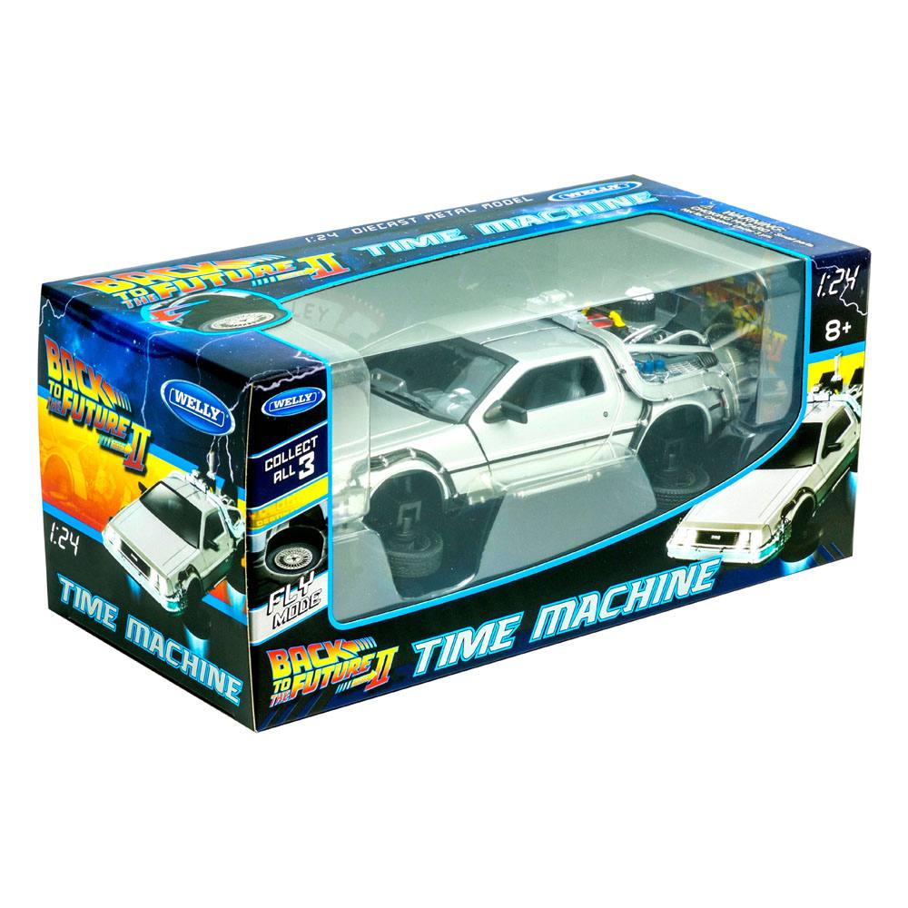 Back to the Future II Diecast Model 1/24 ´81 DeLorean LK Coupe Fly Wheel Welly