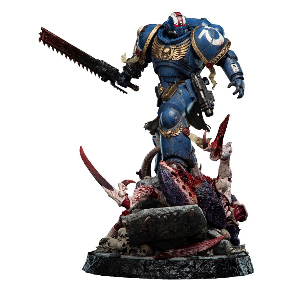 Warhammer 40 000 Space Marine 2 Statue Lieutenant Titus Battleline Edition Weta Workshop
