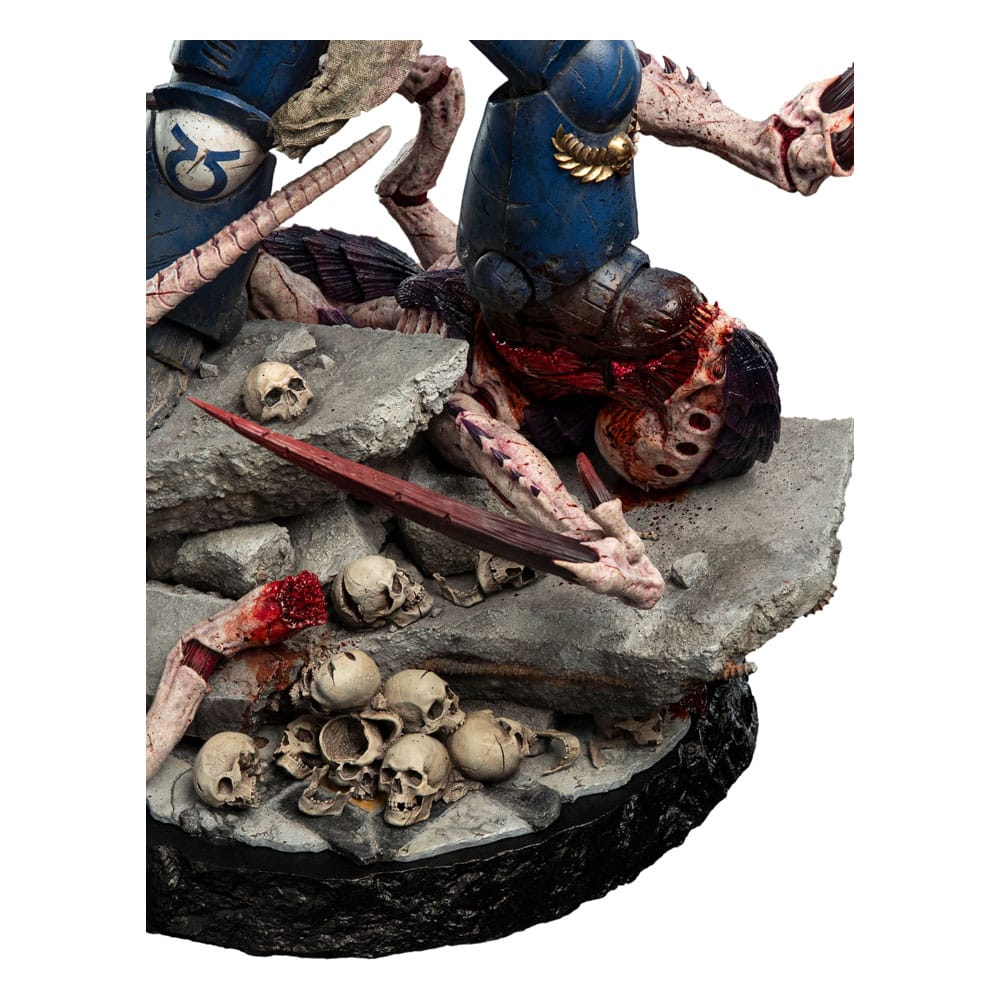 Warhammer 40 000 Space Marine 2 Statue Lieutenant Titus Battleline Edition Weta Workshop