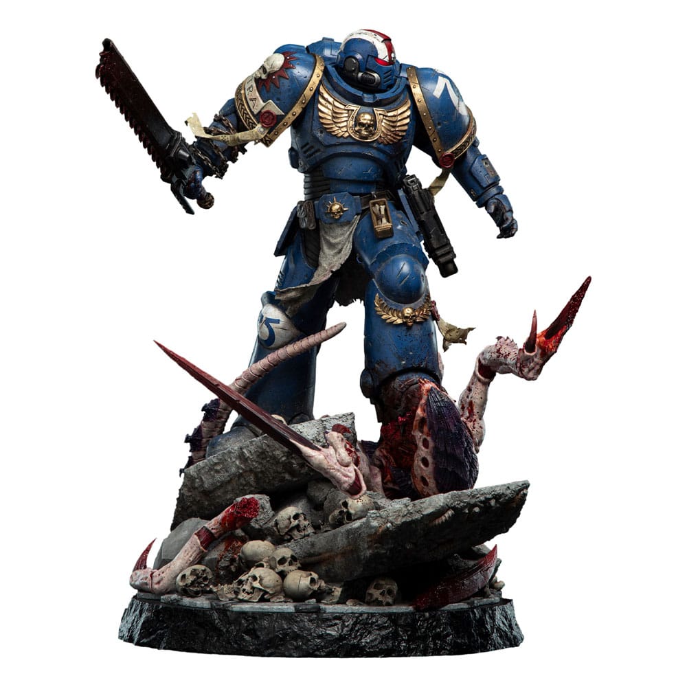 Warhammer 40 000 Space Marine 2 Statue Lieutenant Titus Battleline Edition Weta Workshop
