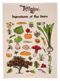 Lord of the Rings Tea Towel Ingredients of The Shire Tales of the Shire 2025 Weta Workshop