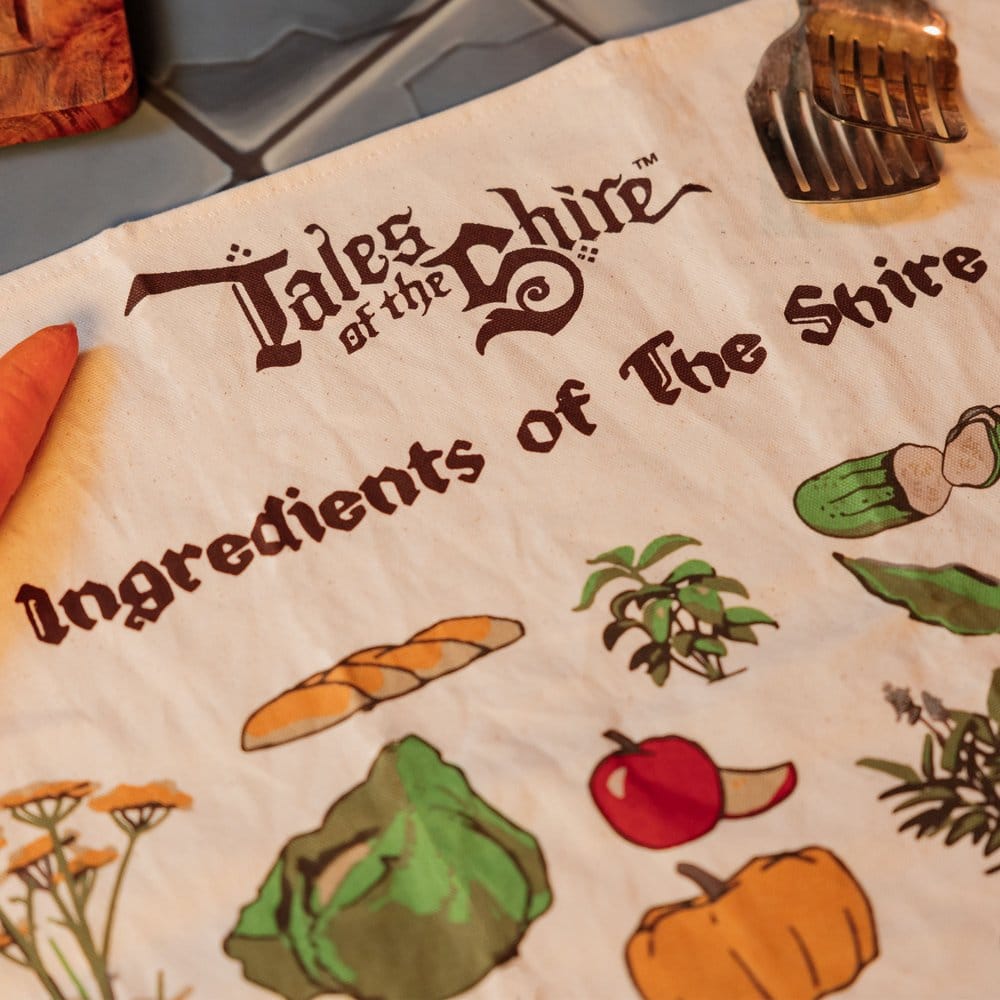Lord of the Rings Tea Towel Ingredients of The Shire Tales of the Shire 2025 Weta Workshop