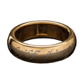Lord of the Rings Tungsten Ring The One Ring gold plated Size 11 Weta Workshop