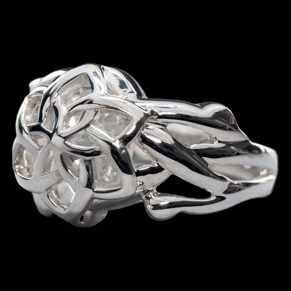 Lord of the Rings Nenya The Ring of Galadriel Sterling Silver Size 9.75 Weta Workshop