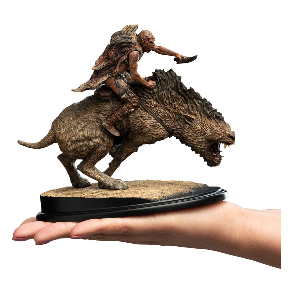 Lord of the Rings Mini Statue Sharkû on Warg Weta Workshop