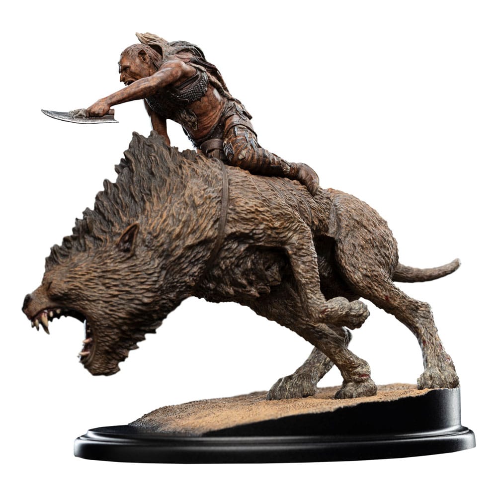 Lord of the Rings Mini Statue Sharkû on Warg Weta Workshop