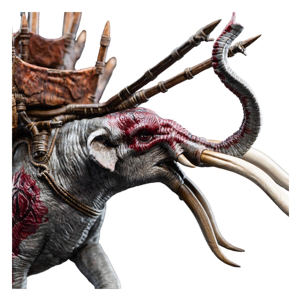 Lord of the Rings Mini Statue Mumak in Battle Weta Workshop