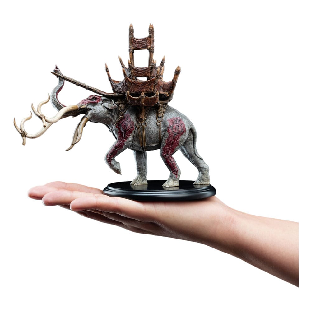 Lord of the Rings Mini Statue Mumak in Battle Weta Workshop