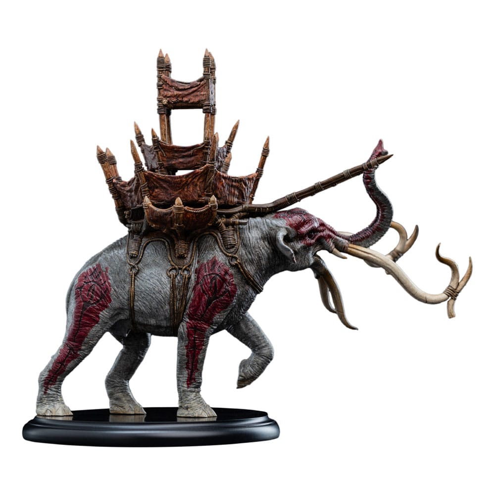 Lord of the Rings Mini Statue Mumak in Battle Weta Workshop