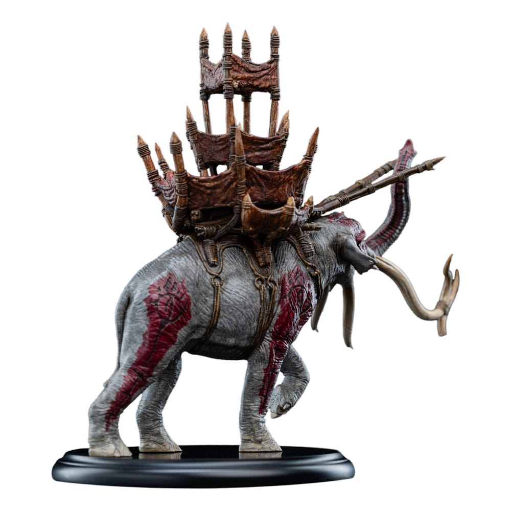 Lord of the Rings Mini Statue Mumak in Battle Weta Workshop