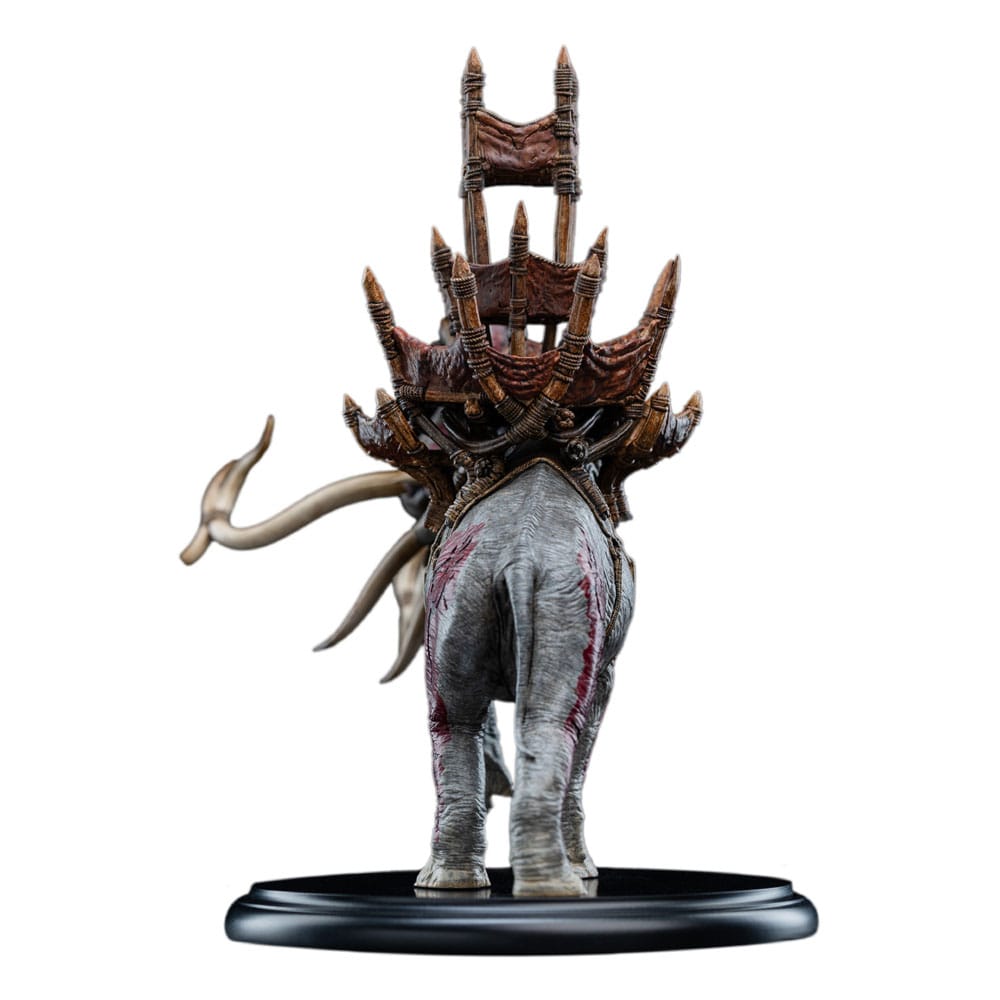 Lord of the Rings Mini Statue Mumak in Battle Weta Workshop