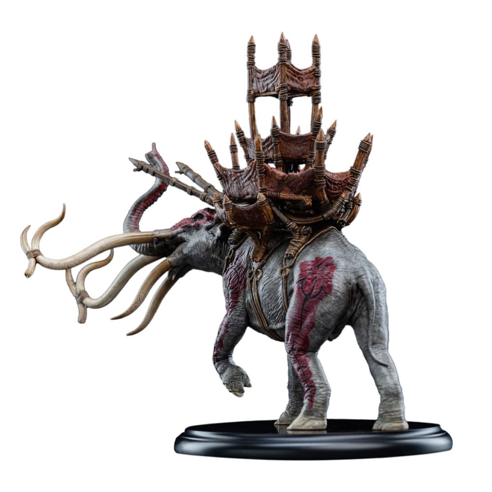 Lord of the Rings Mini Statue Mumak in Battle Weta Workshop