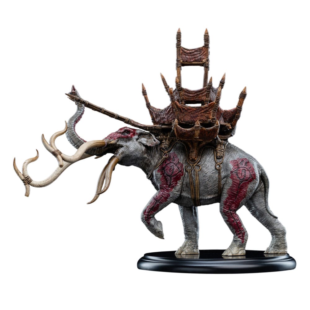 Lord of the Rings Mini Statue Mumak in Battle Weta Workshop