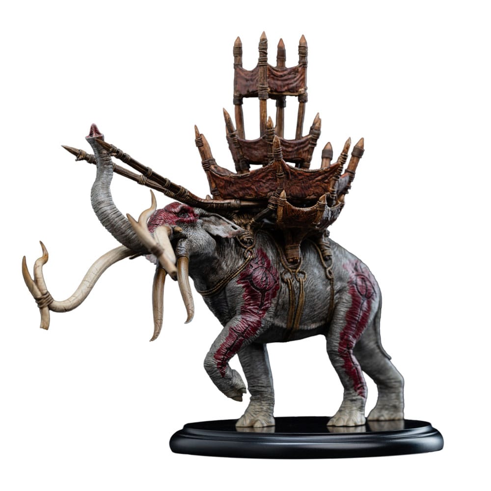 Lord of the Rings Mini Statue Mumak in Battle Weta Workshop