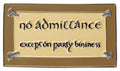 Lord of the Rings Magnet No Admittance Enamel Weta Workshop