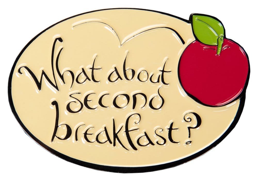 Lord of the Rings Magnet What About Second Breakfast? Enamel Weta Workshop