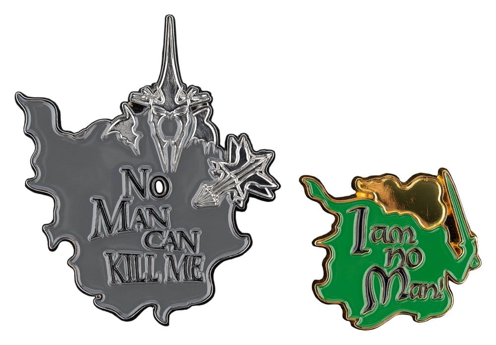 Lord of the Rings Collectors Pins 2 Pack No Man can Kill Me & I Am No Man! Weta Workshop