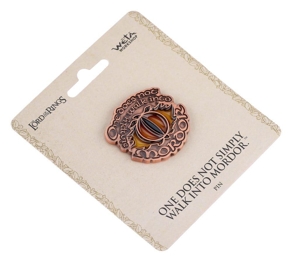 Lord of the Rings Collectors Pin One Does Not Simply Walk Into Mordor Weta Workshop