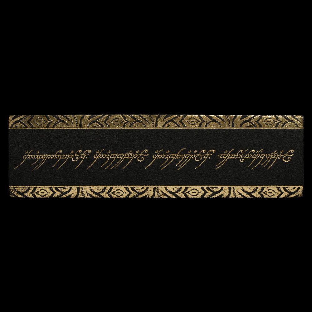 Lord of the Rings Leather Bookmark The One Ring Inscription Weta Workshop