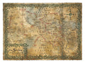 The Hobbit Art Print Map of the Shire Weta Workshop