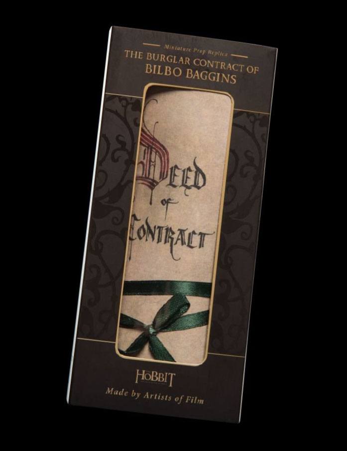 The Hobbit Mini Replica The Burglar Contract of Bilbo Baggins Weta Workshop