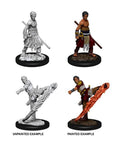 D&D Nolzur's Marvelous Miniatures Unpainted Miniatures Male Half Elf Monk Case 6 Wizkids