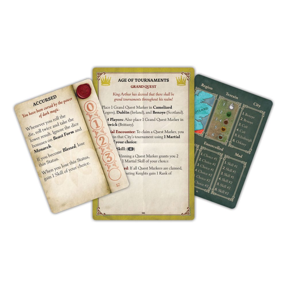 Tales of the Arthurian Knights Strategy Game *English Version* Wizkids
