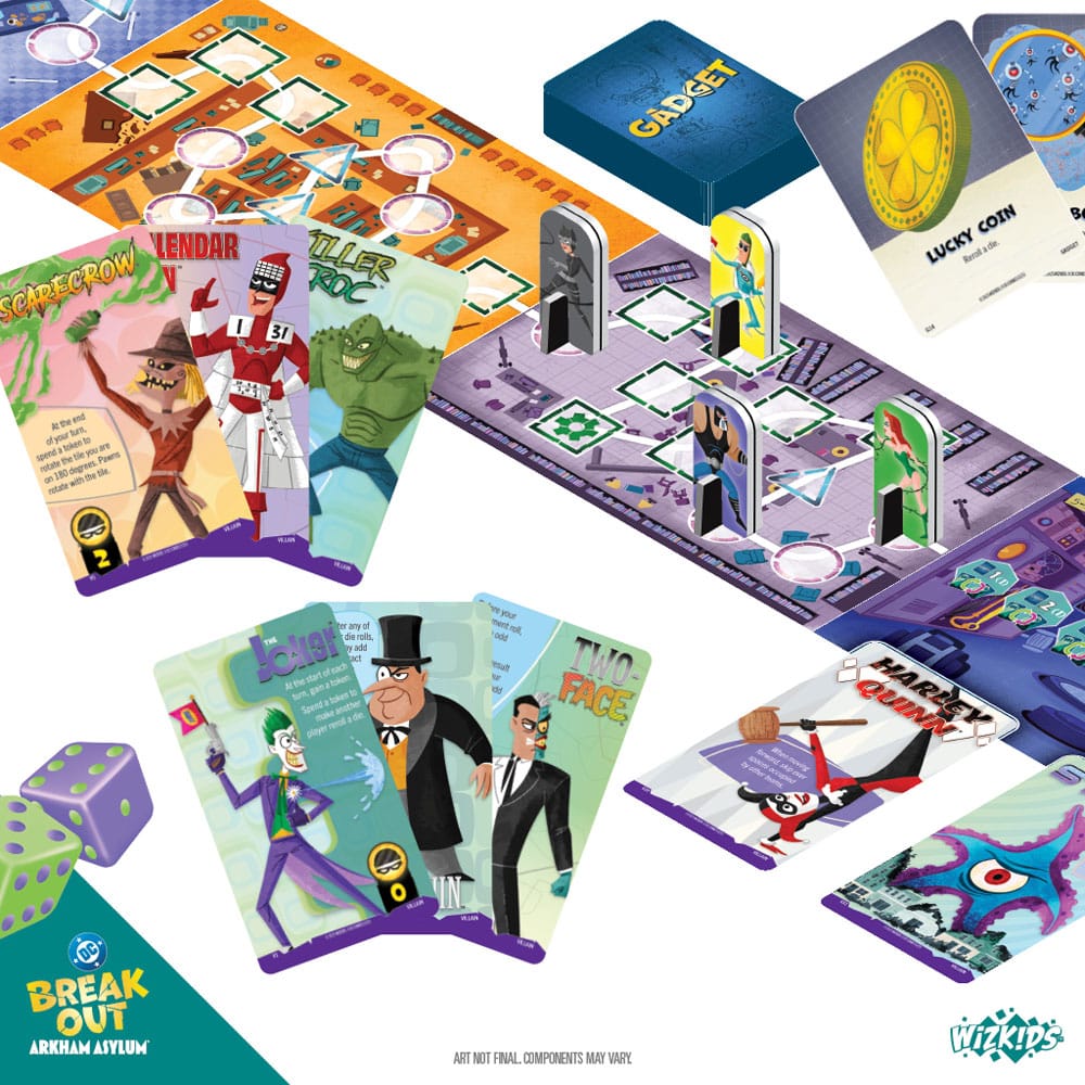 DC Breakout Arkham Asylum Card Game *English Version* Wizkids