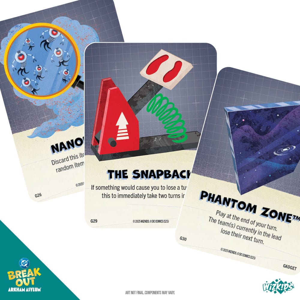 DC Breakout Arkham Asylum Card Game *English Version* Wizkids