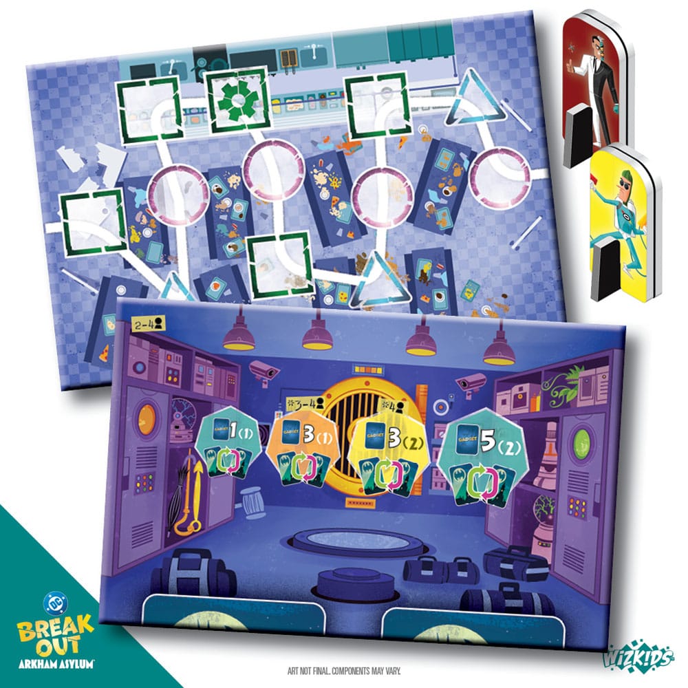 DC Breakout Arkham Asylum Card Game *English Version* Wizkids