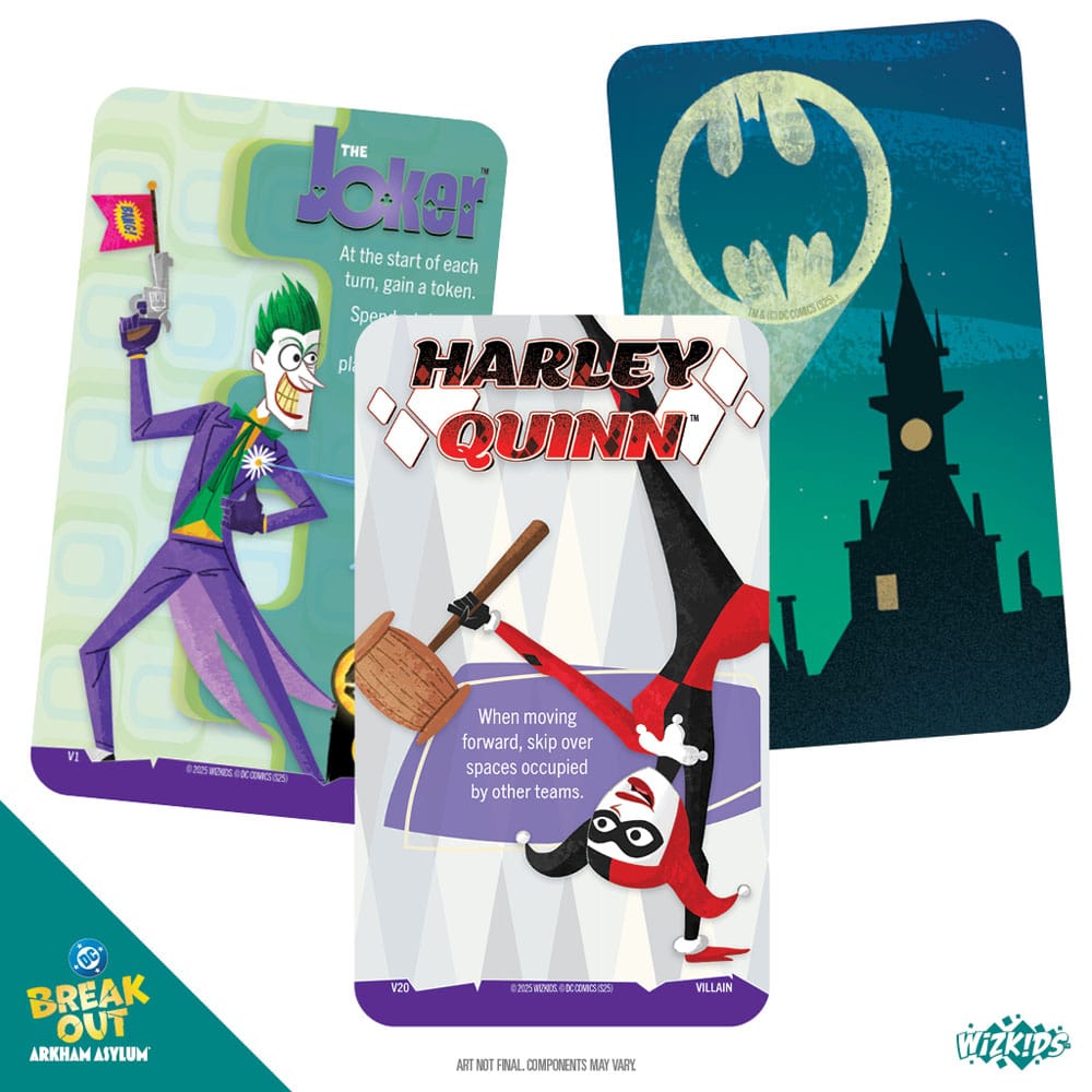 DC Breakout Arkham Asylum Card Game *English Version* Wizkids