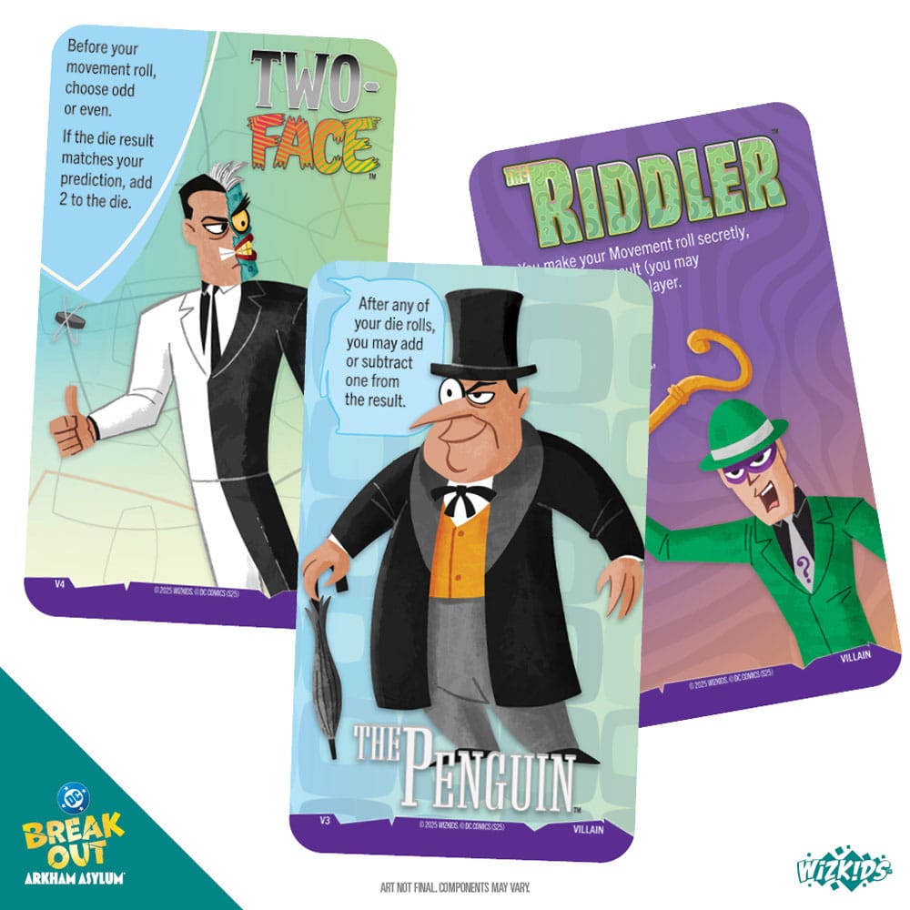 DC Breakout Arkham Asylum Card Game *English Version* Wizkids