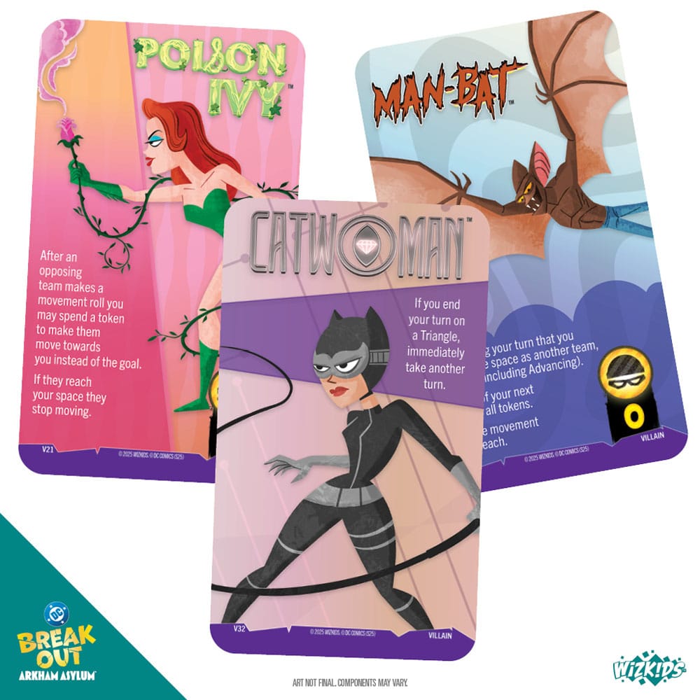 DC Breakout Arkham Asylum Card Game *English Version* Wizkids
