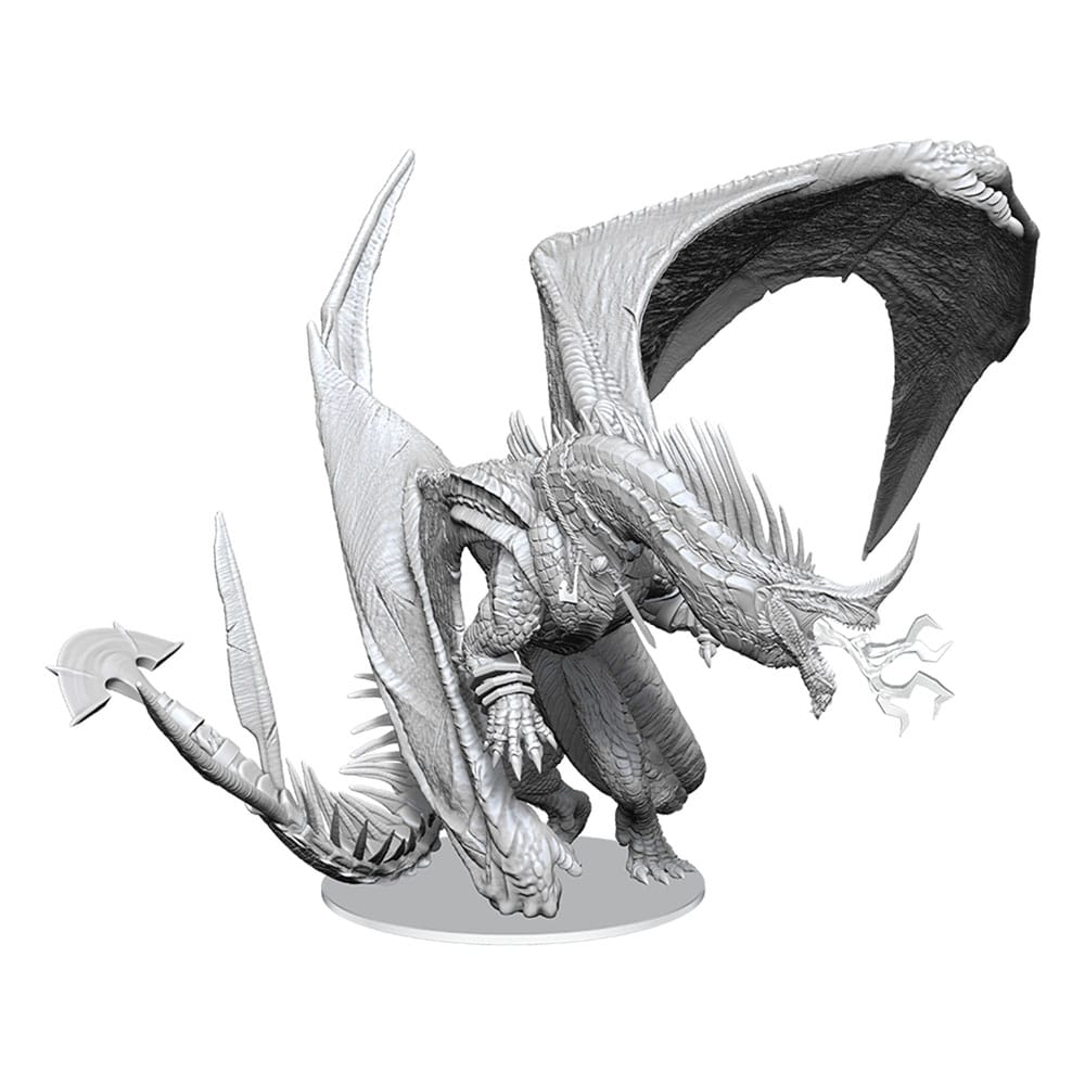 D&D Nolzur's Marvelous Miniatures Unpainted Miniatures Ancient Blue Dragon Wizkids
