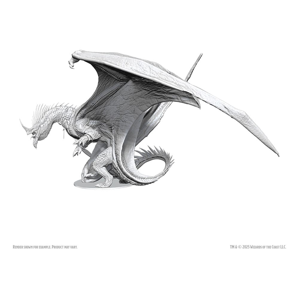 D&D Nolzur's Marvelous Miniatures Unpainted Miniatures Ancient Blue Dragon Wizkids