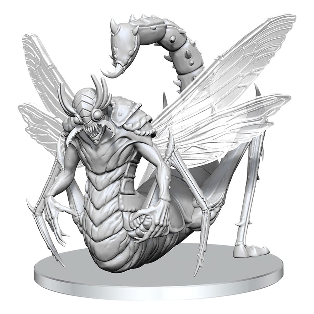 Pathfinder Deep Cuts Unpainted Miniature Derakni Locust Demon Wizkids
