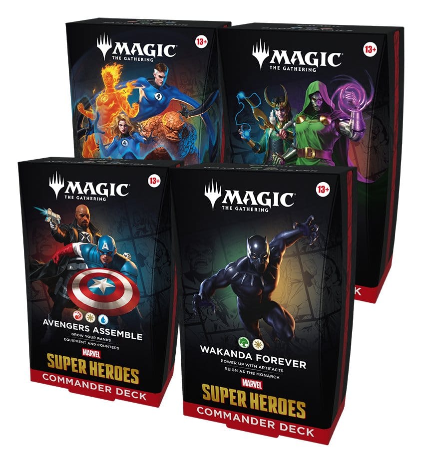 Magic the Gathering Marvel Super Heroes Commander Decks Case 4 english Wizards of the Coast