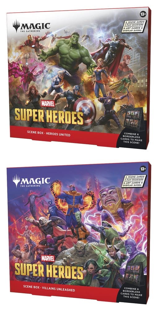 Magic the Gathering Marvel Super Heroes Scene Box Display 4 english Wizards of the Coast