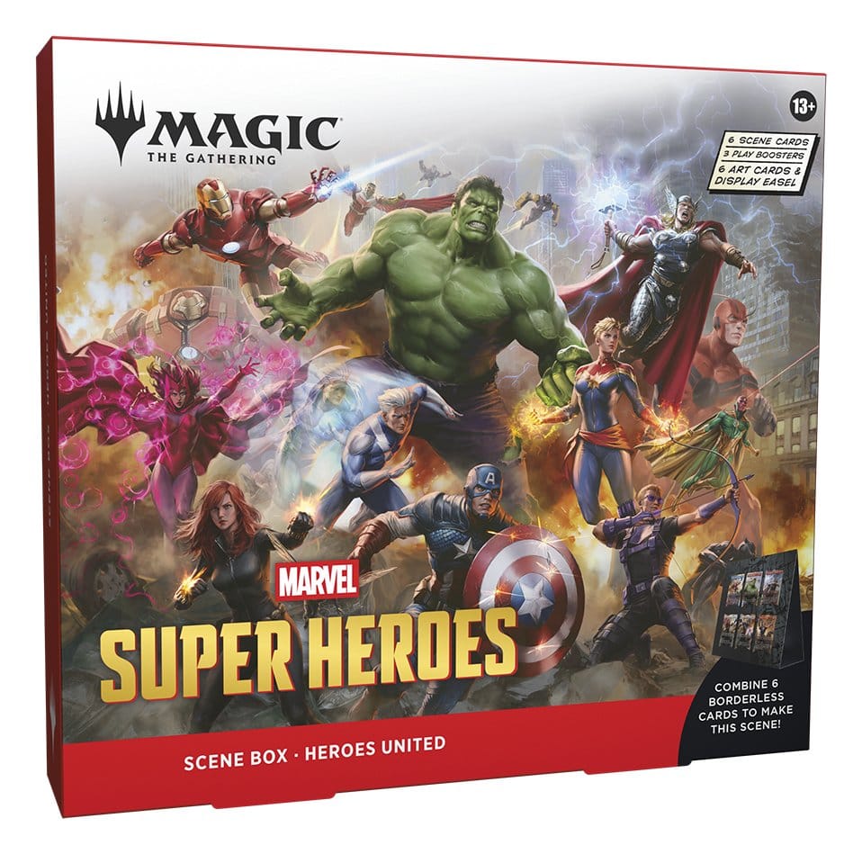 Magic the Gathering Marvel Super Heroes Scene Box Display 4 english Wizards of the Coast