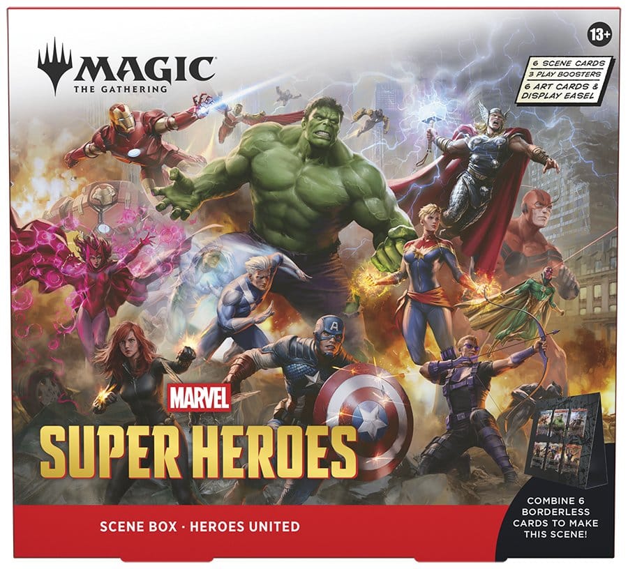 Magic the Gathering Marvel Super Heroes Scene Box Display 4 english Wizards of the Coast