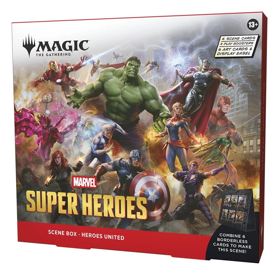 Magic the Gathering Marvel Super Heroes Scene Box Display 4 english Wizards of the Coast