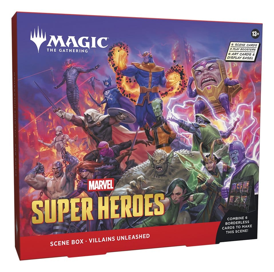 Magic the Gathering Marvel Super Heroes Scene Box Display 4 english Wizards of the Coast