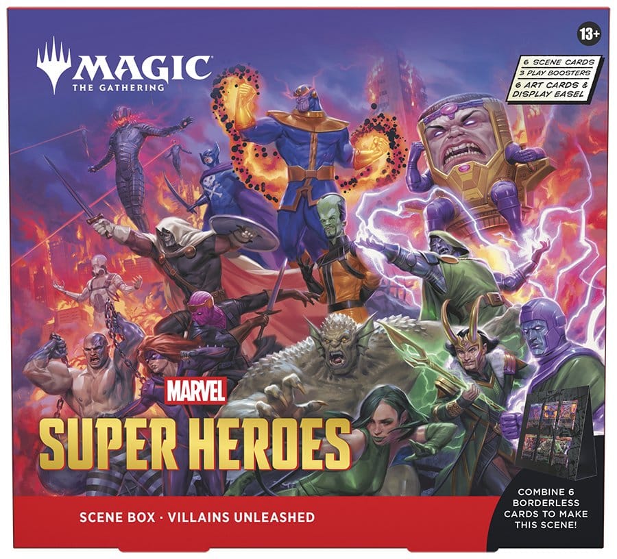 Magic the Gathering Marvel Super Heroes Scene Box Display 4 english Wizards of the Coast