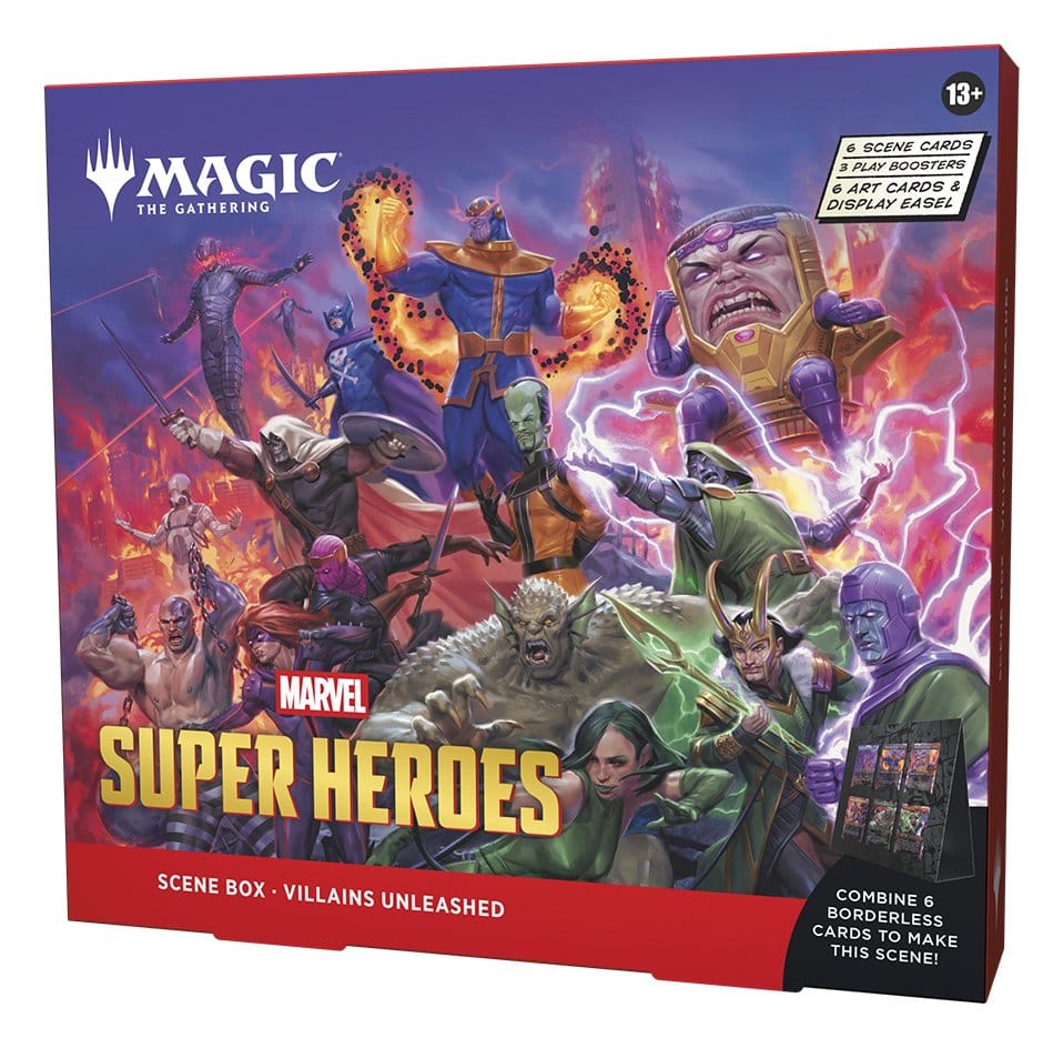 Magic the Gathering Marvel Super Heroes Scene Box Display 4 english Wizards of the Coast
