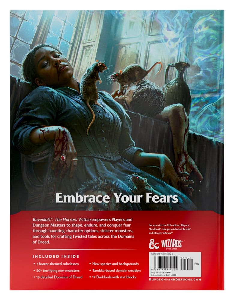 Dungeons & Dragons RPG Ravenloft The Horrors Within Book *English Version* Wizards of the Coast