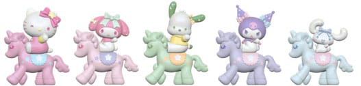 Sanrio Equestrian Series Mini Figures Hello Kitty and Friends Blind Box Display 12 YuMe Toys